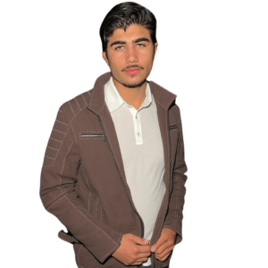 Men’s Brown Biker Jacket – Sleek & Stylish