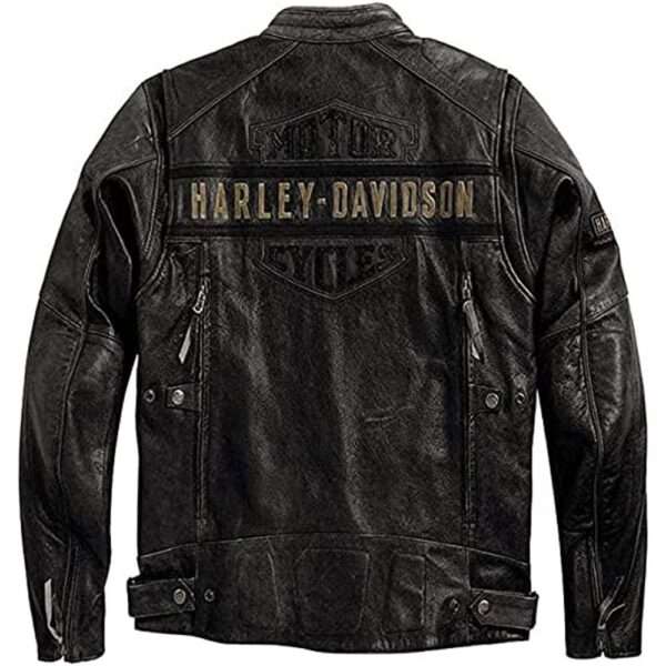 Vintage Harley Davidson Leather Jacket - Image 3